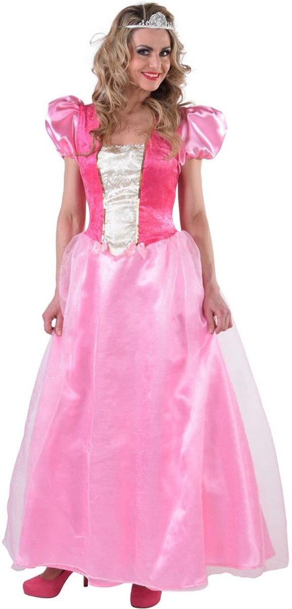 Koning Prins & Adel Kostuum | Suikerspin Roze Sprookjes Prinses | Vrouw | Extra Small | Carnaval kostuum | Verkleedkleding